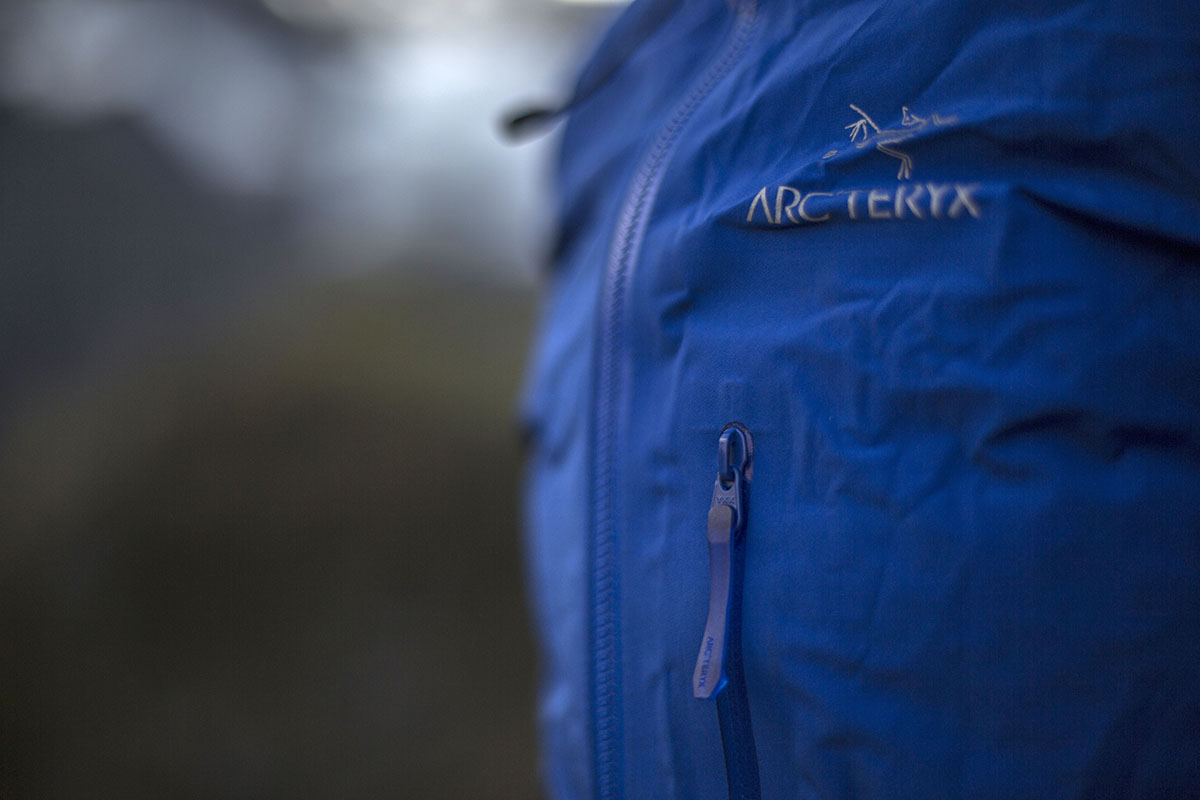Arc'teryx Alpha FL jacket (chest pocket zipper)
